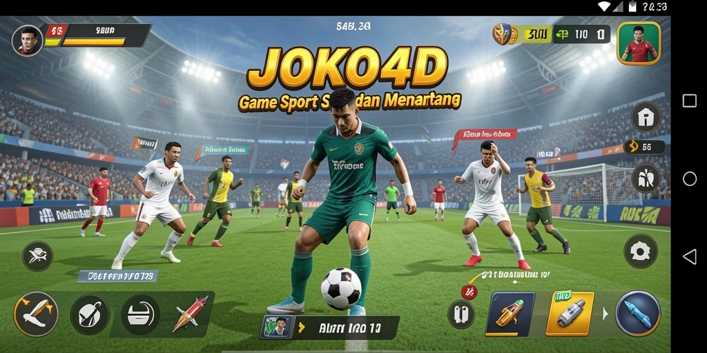 Tampilan grafik menakjubkan dalam JOKO4D yang menghadirkan olahraga nyata.