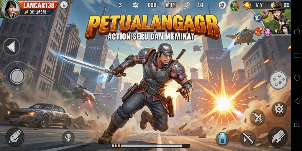 Screenshot gameplay <strong>LANCAR138</strong> menampilkan aksi seru dan grafis berkualitas tinggi.