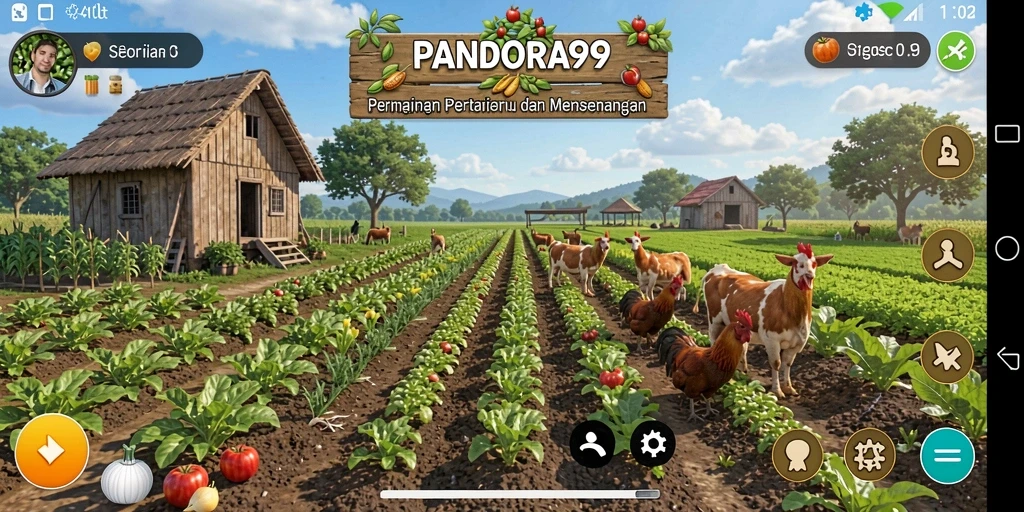 Tampilan gameplay PANDORA99 yang menarik dan interaktif