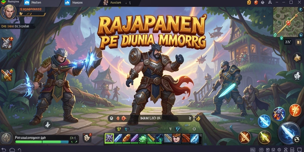 Tampilan gameplay seru dalam RAJAPANEN di dunia MMORPG.