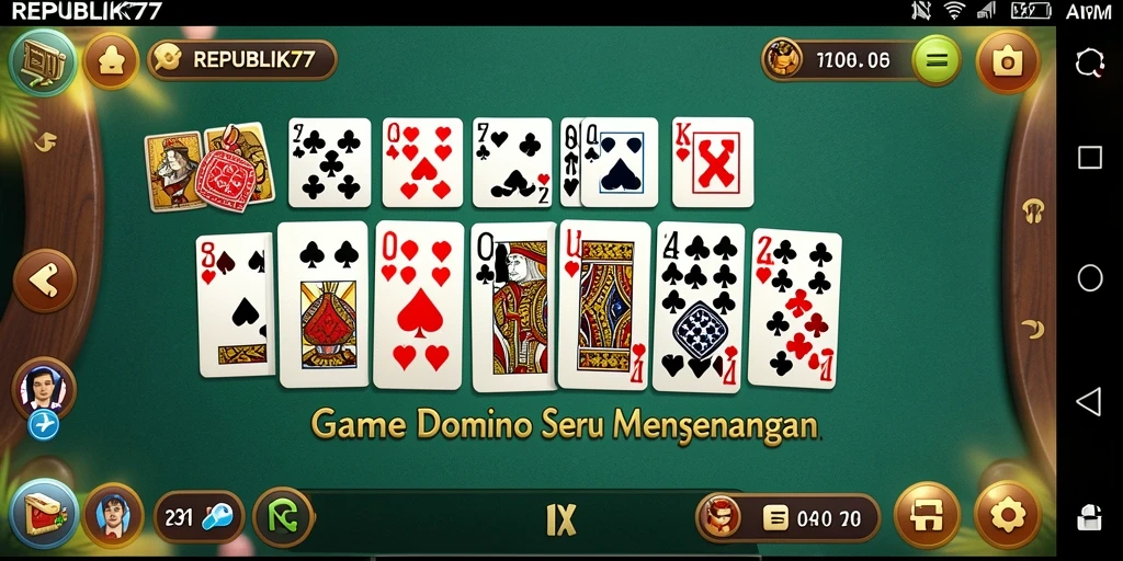 Tampilan gameplay menarik di REPUBLIK77 dengan pemain yang bersaing.